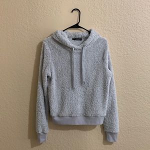 Fifth Sun Gray Sherpa Sweater